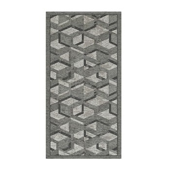 Traversă floorita hypnotik, 55 x 140 cm, gri-negru