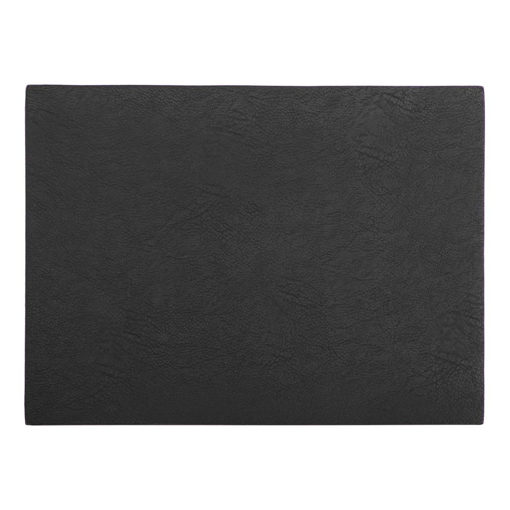 Suport farfurie din imitație de piele ZicZac Troja Rectangle, 33 x 45 cm, negru bonami.ro