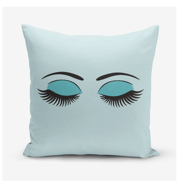 Față de pernă Minimalist Cushion Covers Lash, 45 x 45 cm, albastru