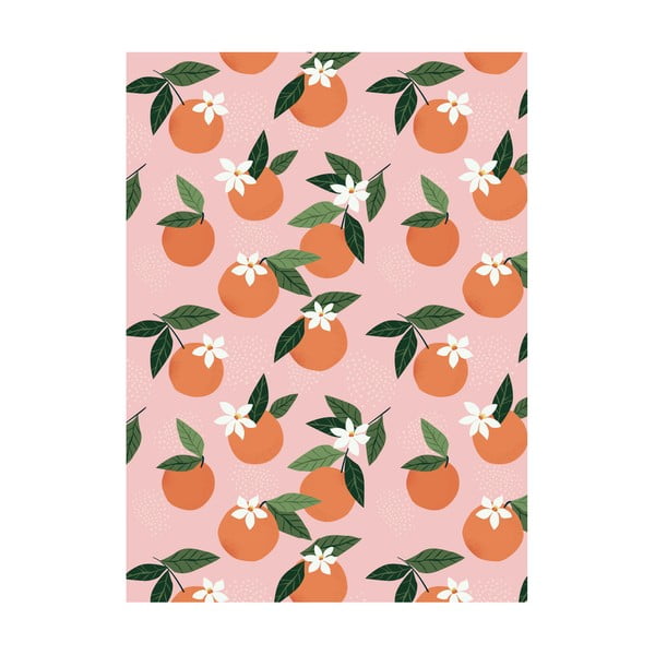 Hârtie de împachetat eleanor stuart Floral No. 5 Orange