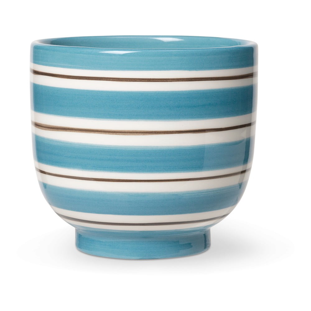 Vas ceramic Kähler Design, ø 12 cm, albastru-alb bonami.ro