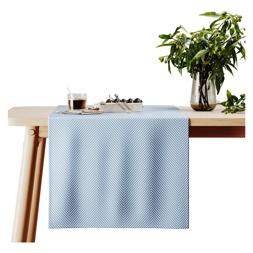 Napron de masă din catifea 40x140 cm clear – ameliahome