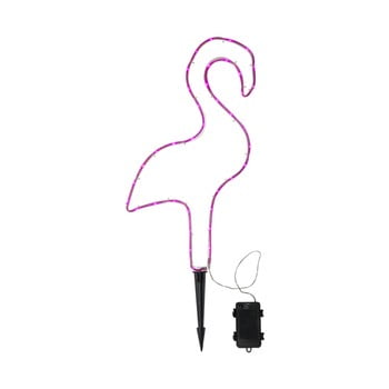 Decorațiune LED în formă de flamingo Best Season Tuby, roz