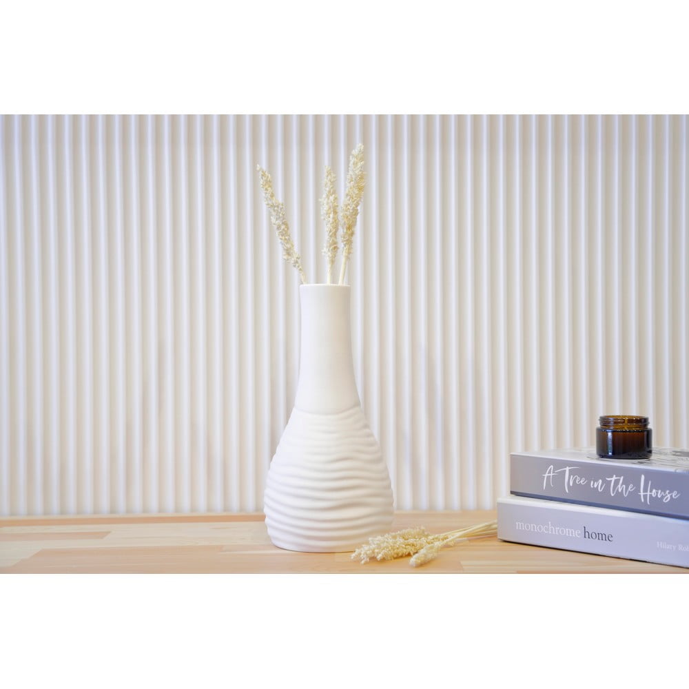 Vază din ceramică Rulina Crease, alb bonami.ro imagine 2022