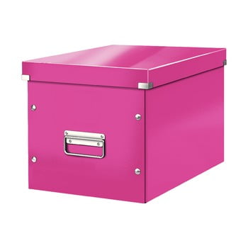Cutie depozitare leitz office, lungime 36 cm, roz