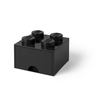 Cutie pătrată pentru depozitare LEGO®, negru bonami.ro