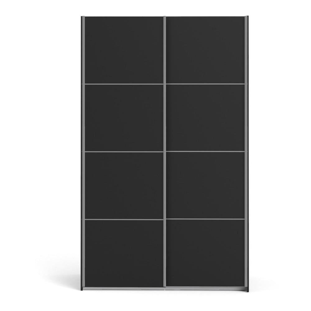 Șifonier Tvilum Verona, 122 x 202 cm, negru