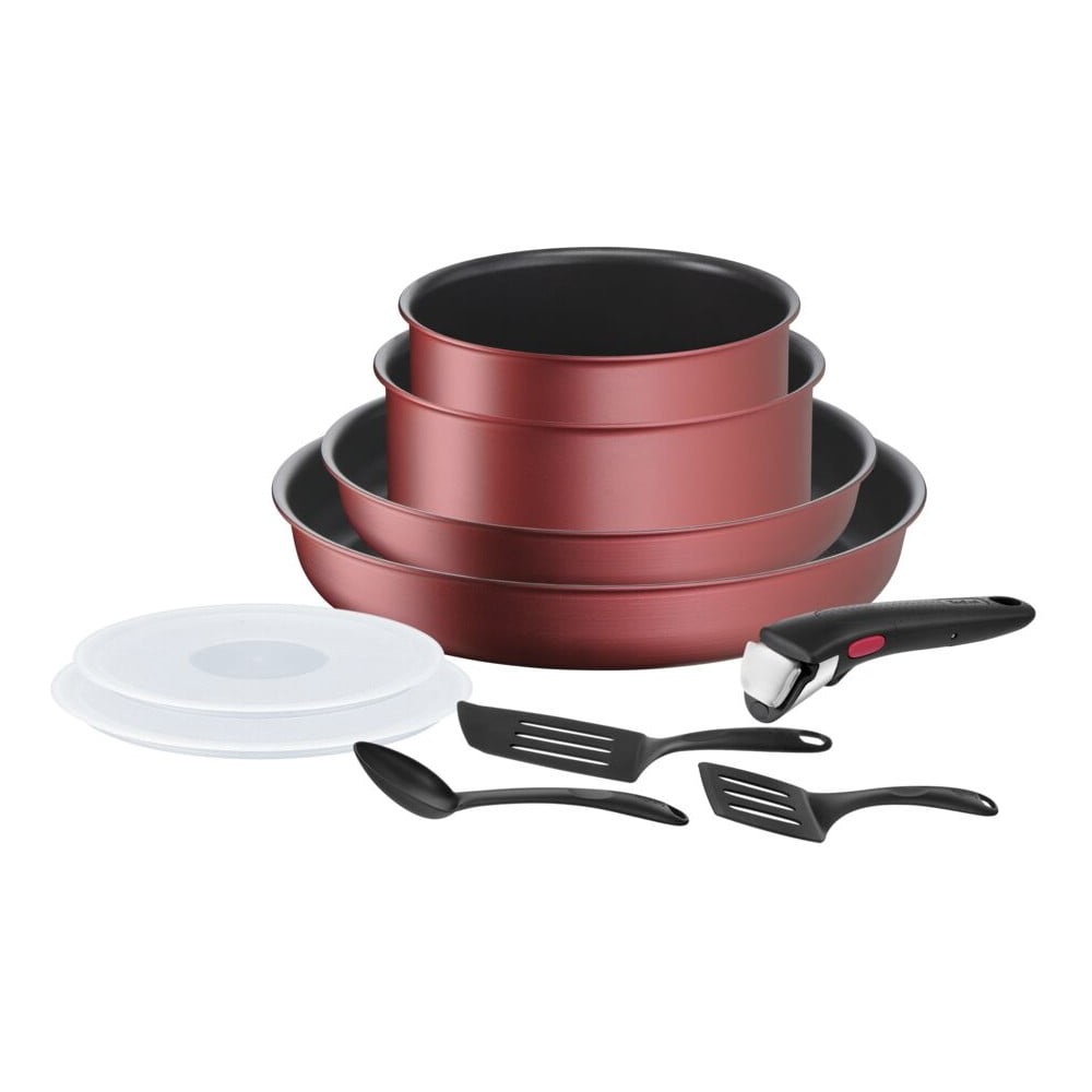 Set de vase pentru gătit 10 buc. din aluminiu INGENIO Daily Chef L3989502 – Tefal