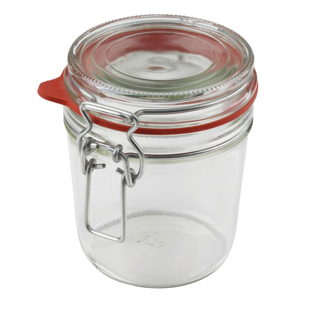 Borcan din sticlă cu închidere ermetică (clip) și garnitură Dr. Oetker Jar, 530 ml bonami.ro