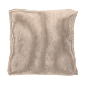 Pernă decorativă tiseco home studio ribbed, 40 x 40 cm, bej