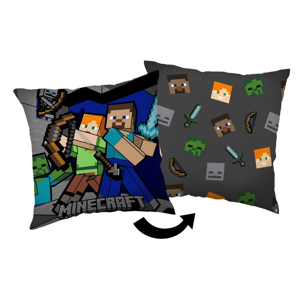 Pernă decorativă pentru copii Minecraft Survival Mode – Jerry Fabrics