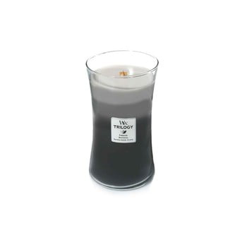 Lumânare parfumată woodwick lemn cald, 110 ore