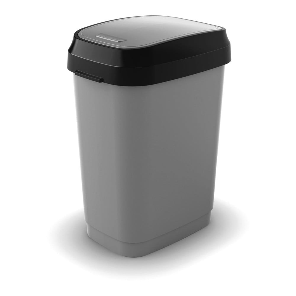 Coș de gunoi gri 25 l Dual Swing Bin M – KIS