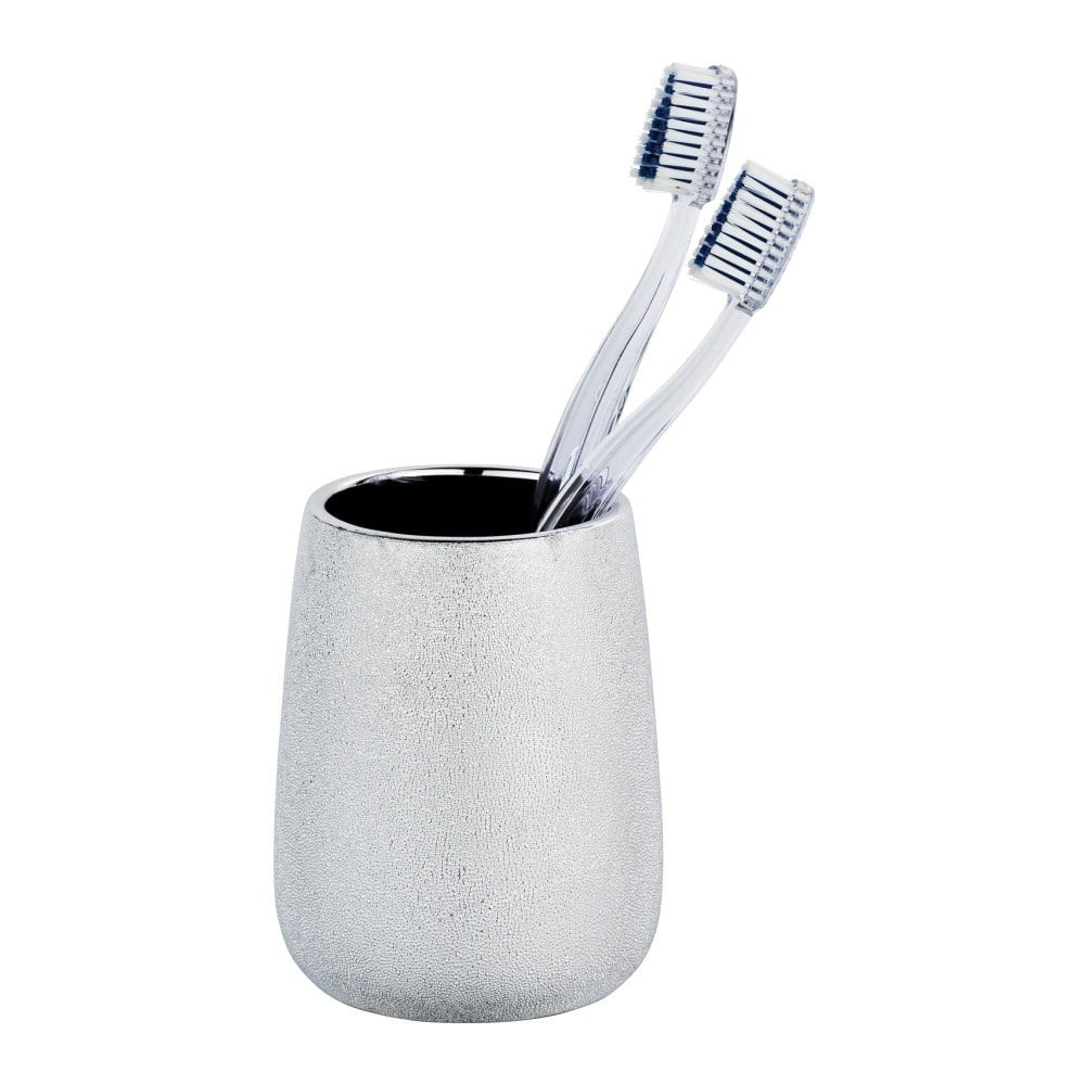 Recipient din ceramică pentru periuțele de dinți Wenko Glimma, argintiu bonami.ro imagine 2022