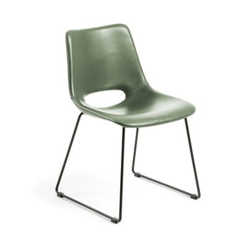 Scaun de dining la forma zahara, verde