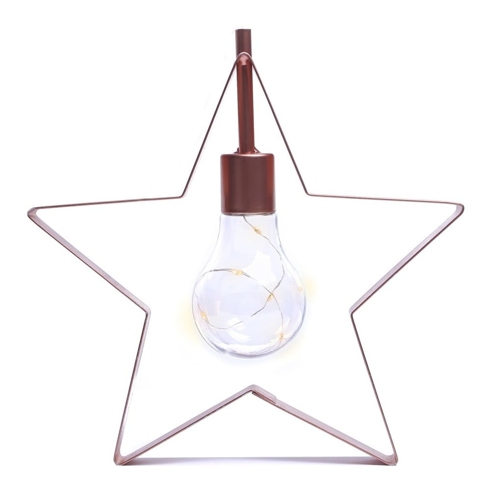 Poza Decoratiune luminoasa cu LED in forma de stea DecoKing Star, inaltime 23 cm