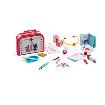 Servietă doctor cu accesorii pentru copii djeco