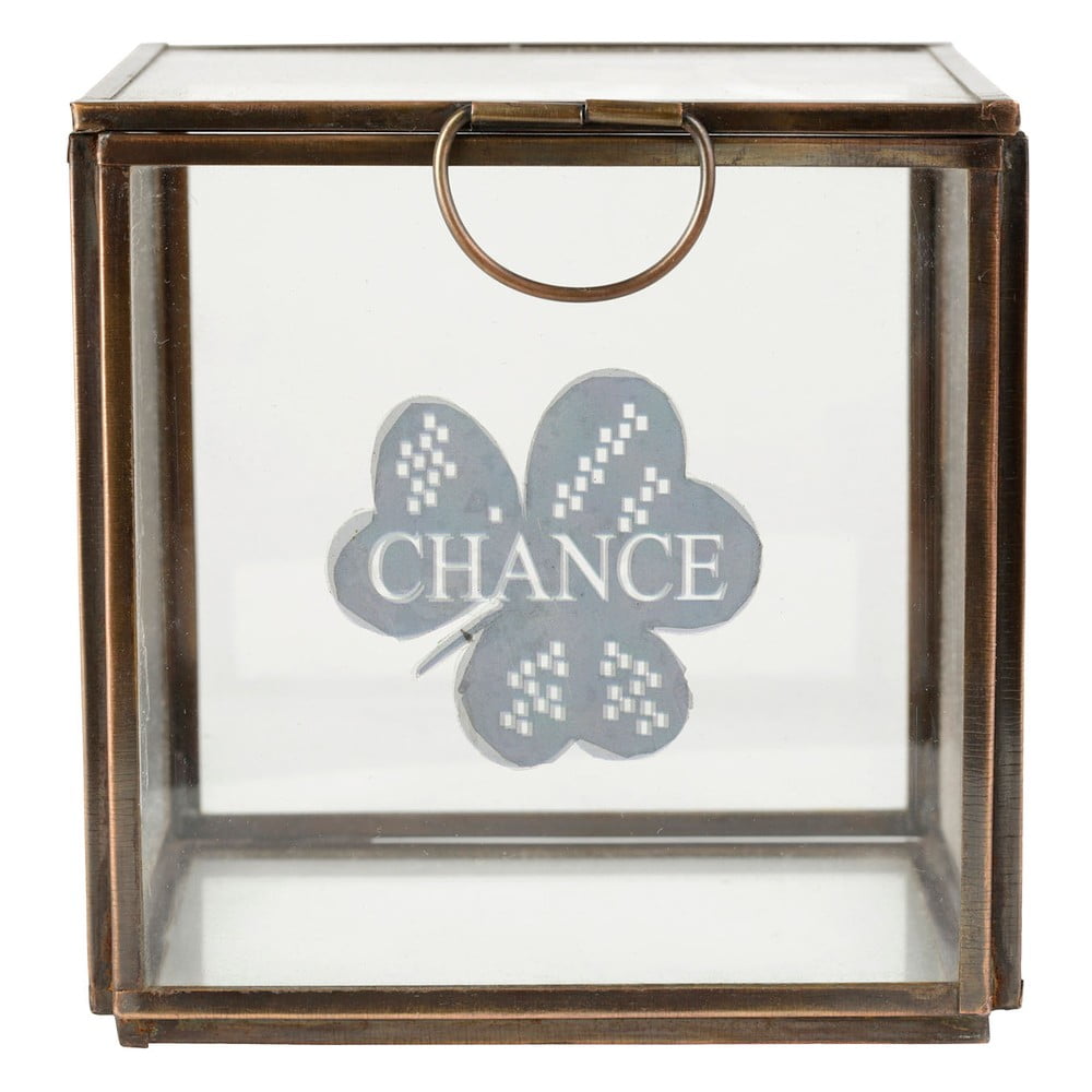 Cutie de depozitare decorativă din metal cu capac mots – jardin d'ulysse