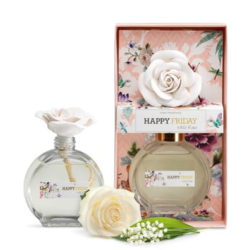 Difuzor cu parfum de trandafiri albi hf living, 190 ml