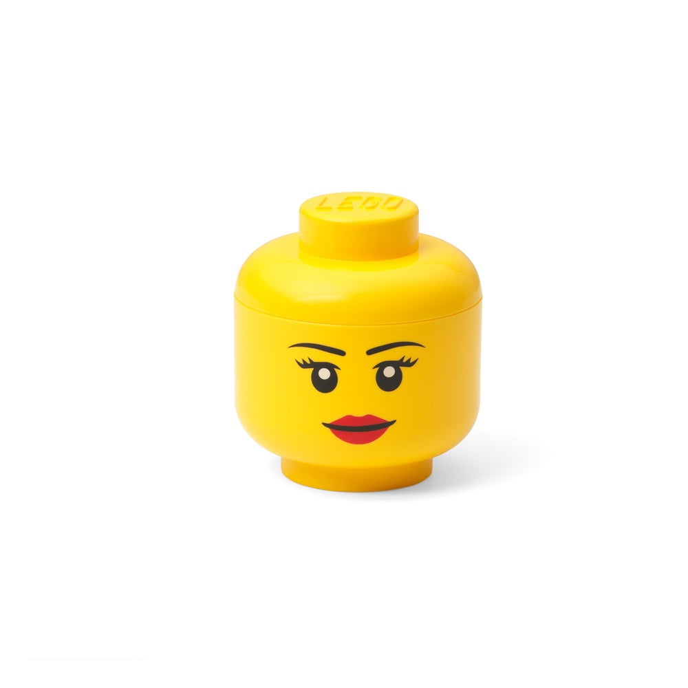 Cutie de depozitare în formă de figurină LEGO® Girl, 10,5 x 10,6 x 12 cm bonami.ro imagine 2022