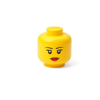 Cutie de depozitare în formă de figurină lego® girl, 10,5 x 10,6 x 12 cm