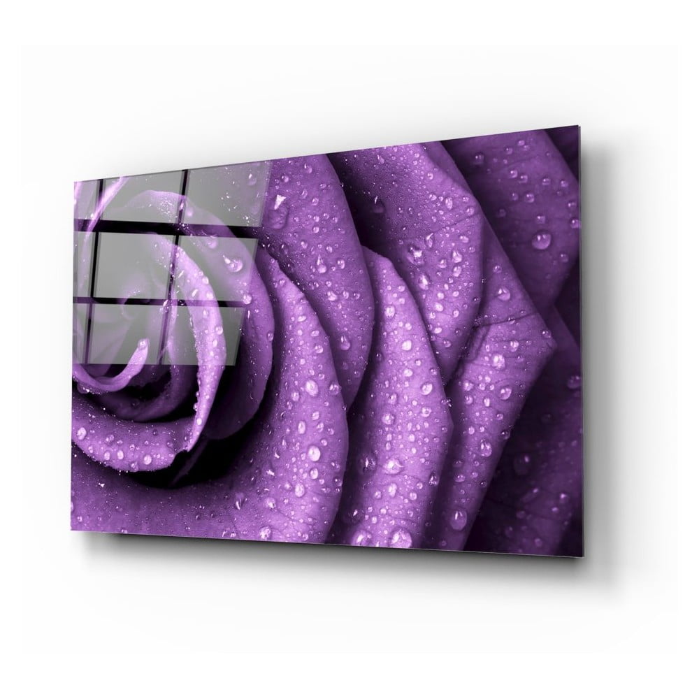 Tablou din sticlă Insigne Purple Rose bonami.ro imagine 2022