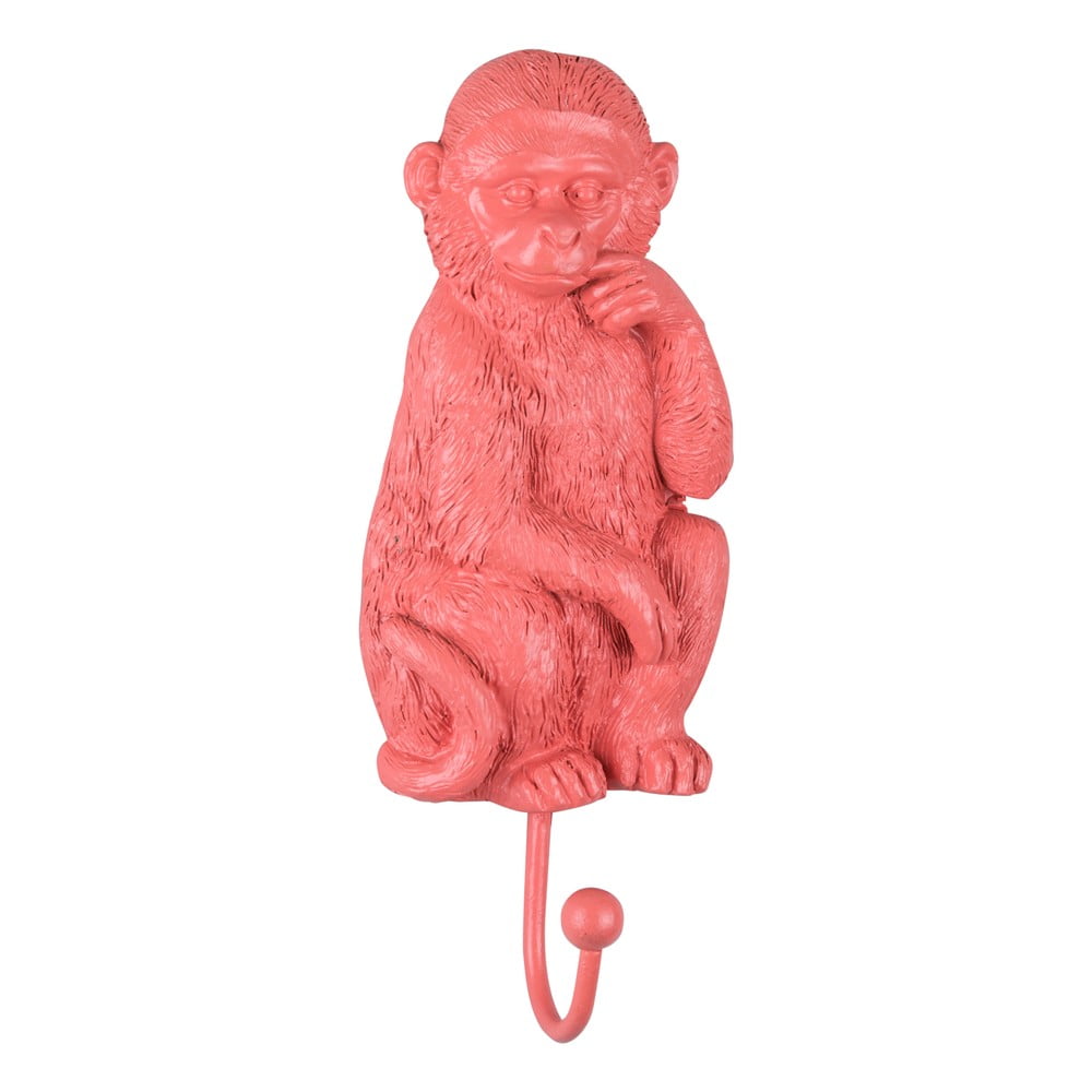 Cuier de perete Leitmotiv Monkey, roz coral bonami.ro imagine 2022