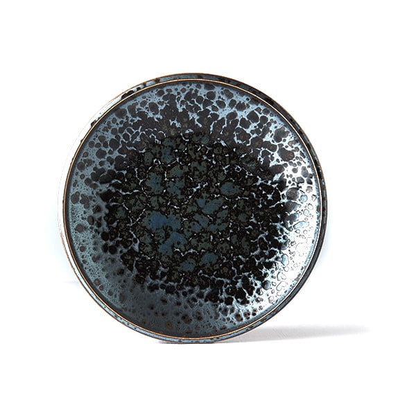 Farfurie din ceramică MIJ Black Pearl, ø 20 cm, negru