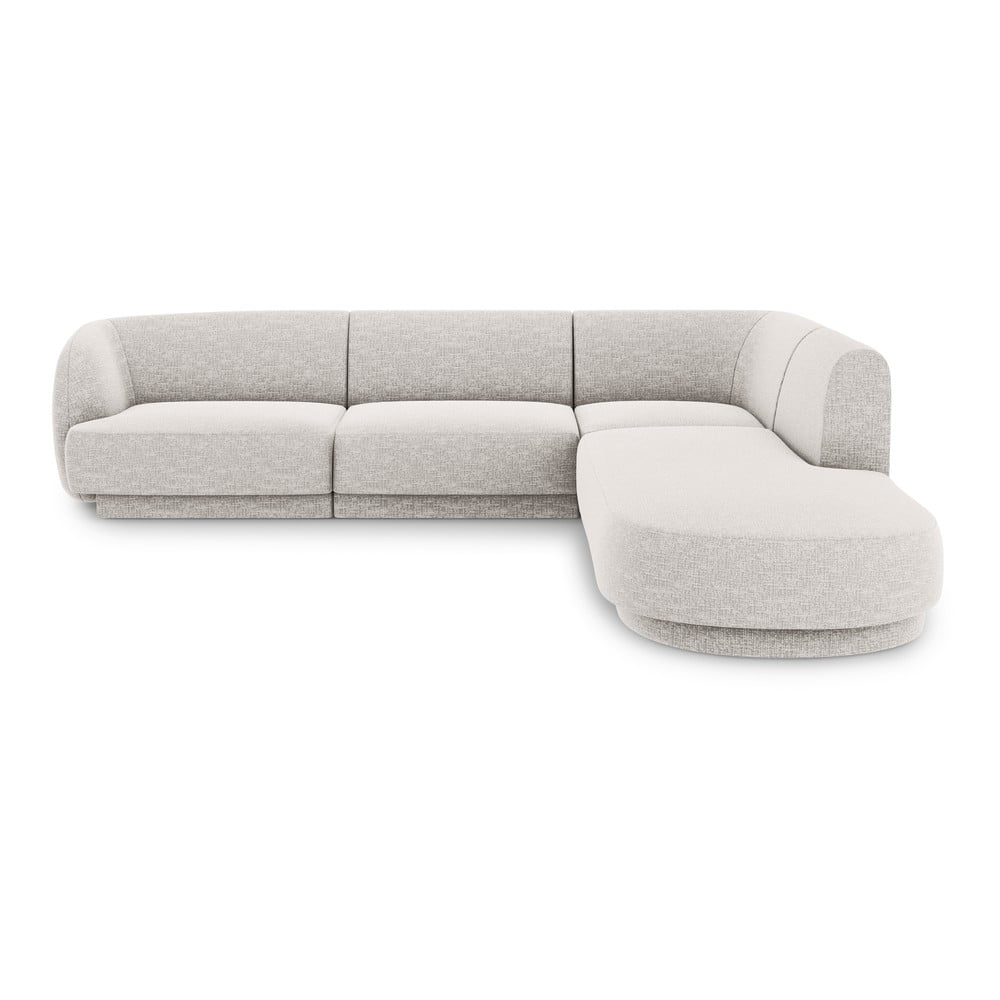 Colțar gri deschis (pe partea dreaptă) miley – micadoni home