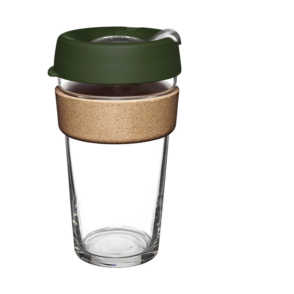 Cană de voiaj verde 454 ml Brew Cork Pine L – KeepCup