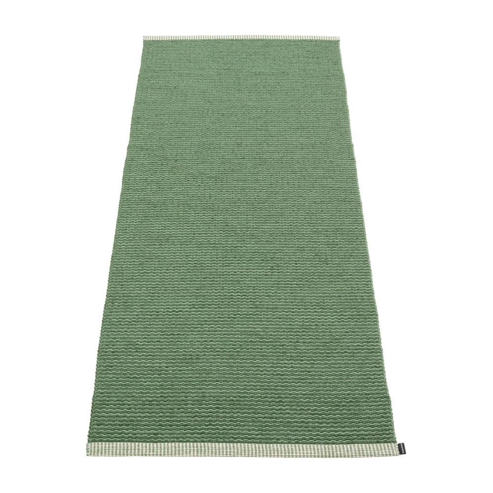 Covor tip traversă pentru interior și exterior verde 60x150 cm Mono Leaf Oregano – Pappelina