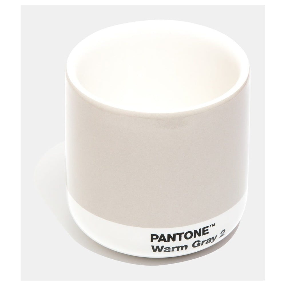  Cană gri deschis din ceramică 175 ml Cortado Warm Gray 2 – Pantone 