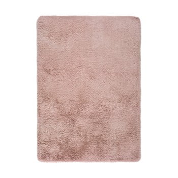 Covor universal alpaca liso, 60 x 100 cm, roz