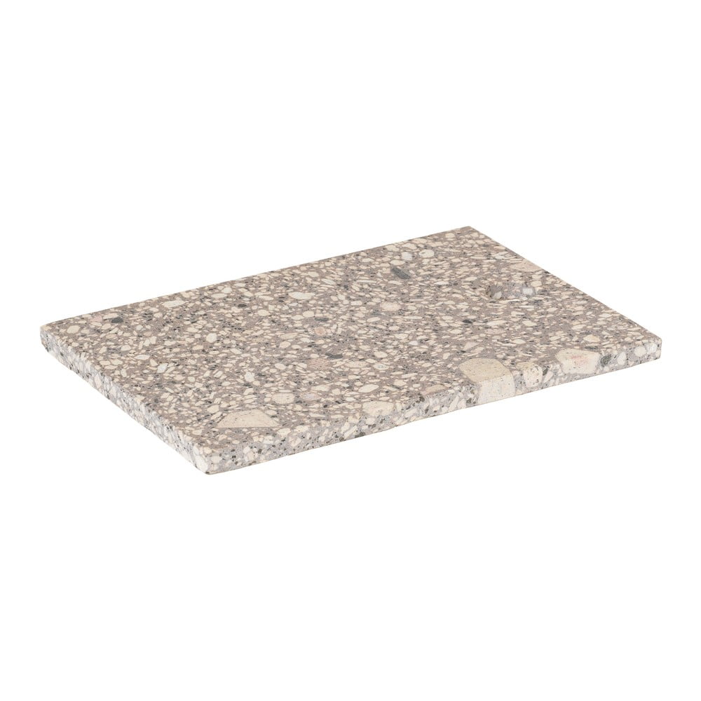 Platou / tocător servire Blomus Stone, lungime 20 cm, bej