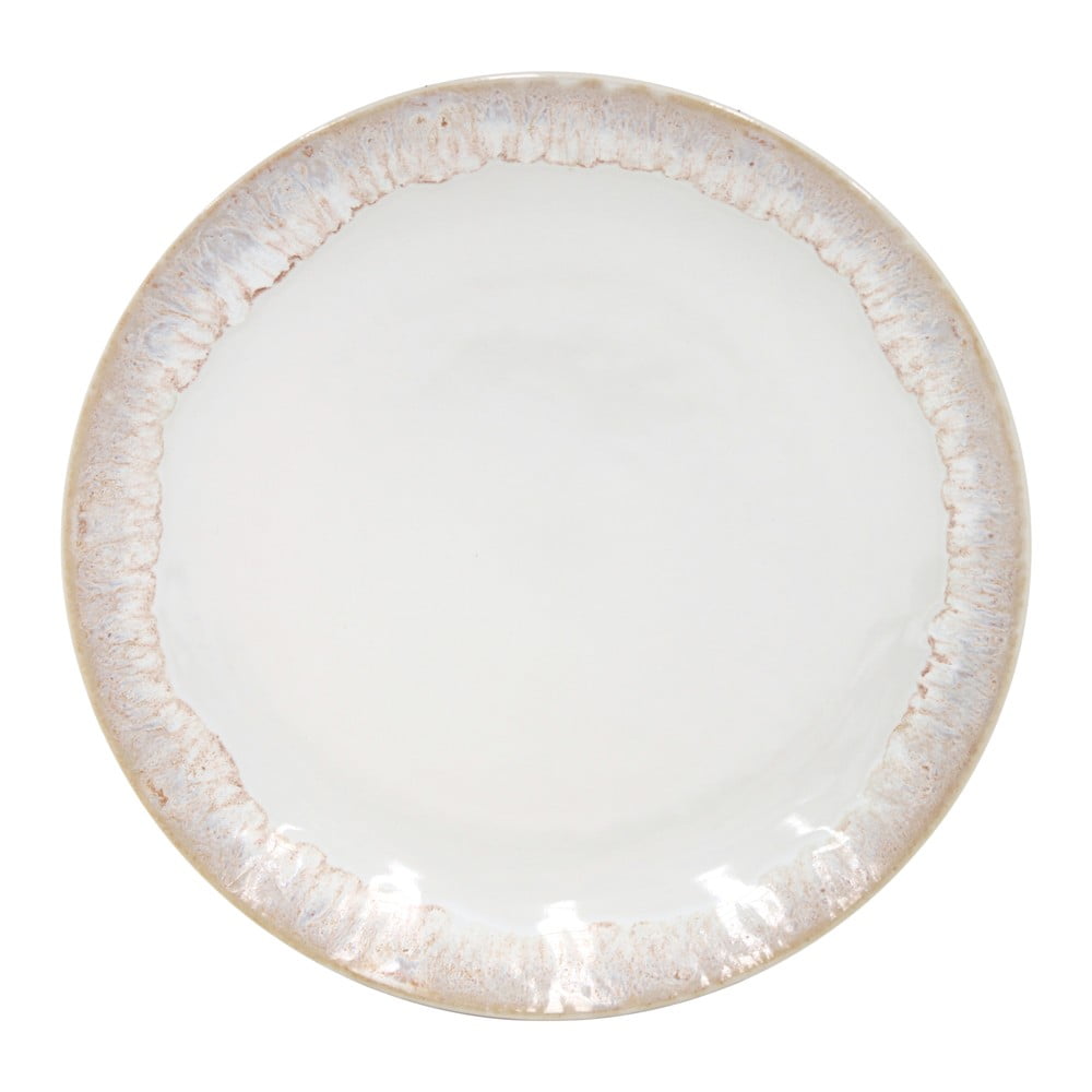 Farfurie din gresie ceramică pentru desert casafina taormina, ⌀ 16,7 cm, alb