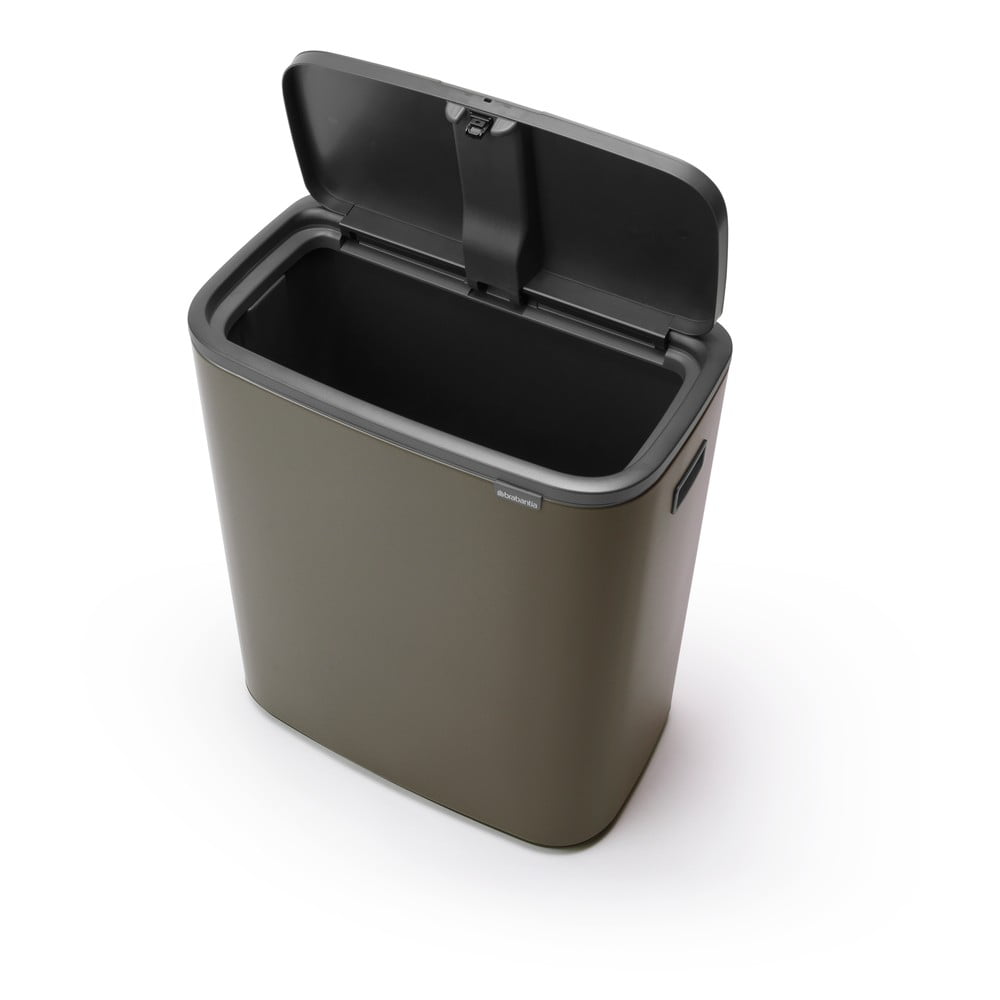 Coș de gunoi gri cu senzori de atingere din oțel 60 l Bo Touch Bin – Brabantia