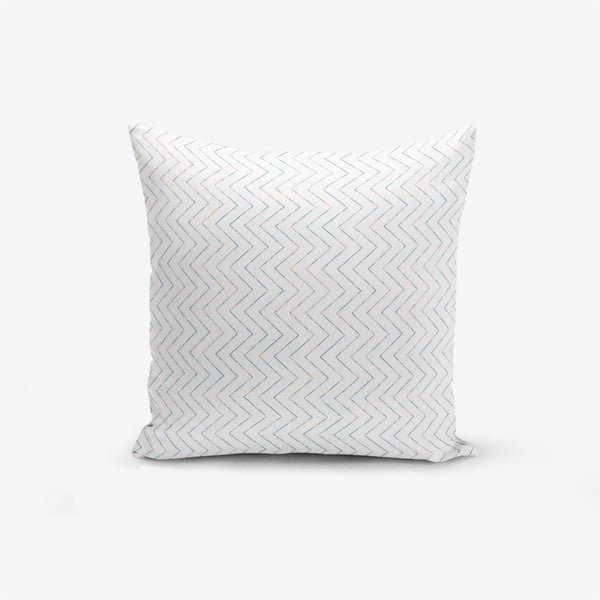 Față de pernă cu amestec din bumbac Minimalist Cushion Covers Colorful Zigzag Puro, 45 x 45 cm