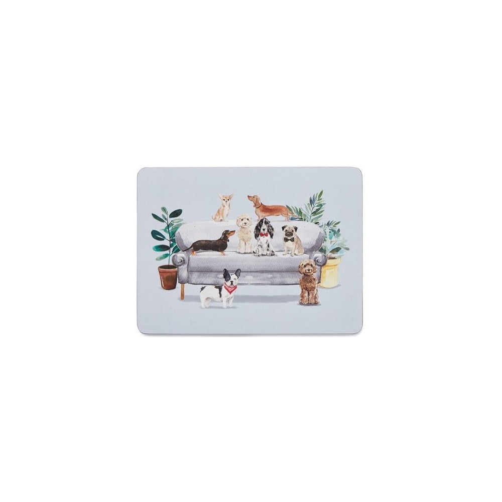 Set de 4 suporturi farfurii din plută Cooksmart ® Curious Dogs bonami.ro imagine 2022