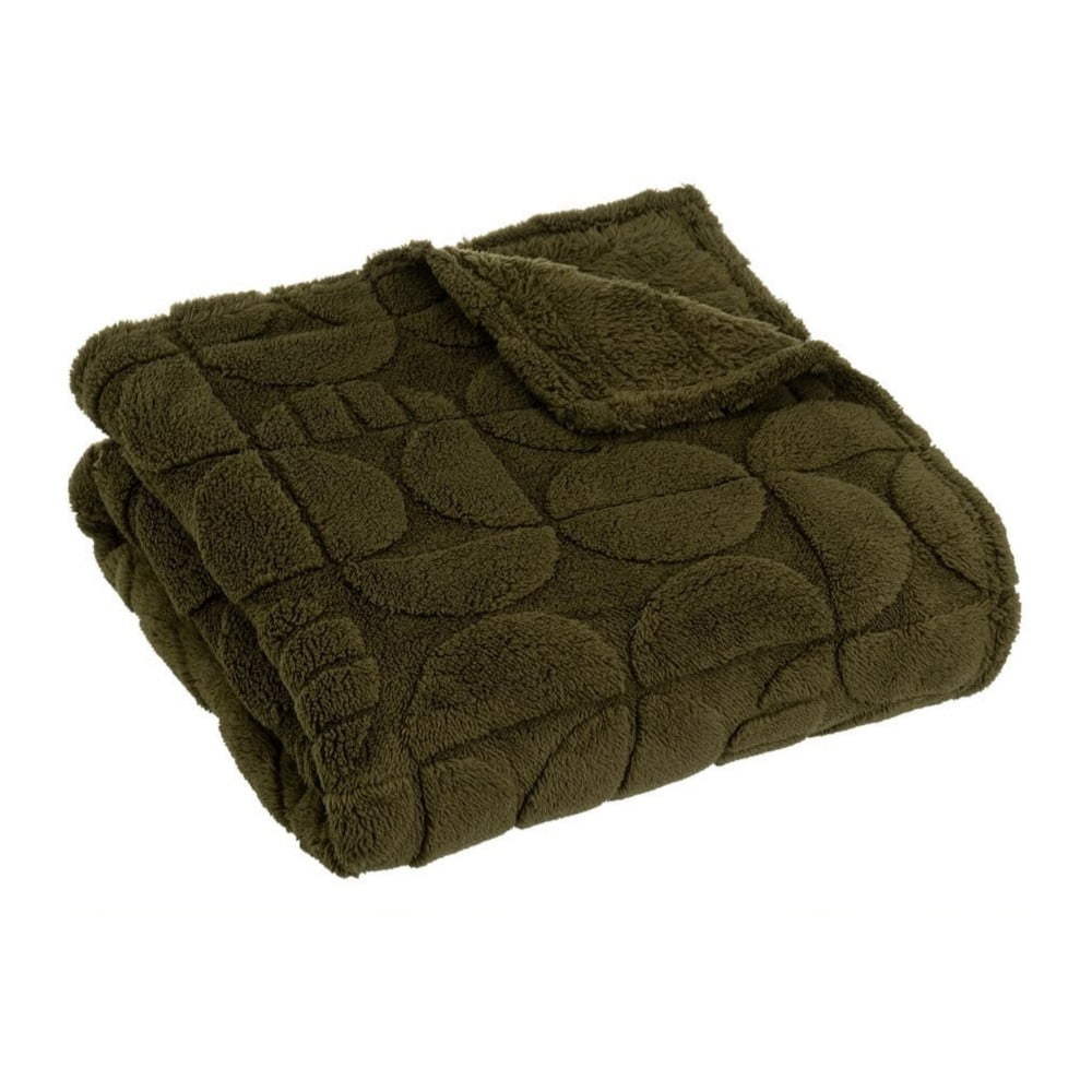Pătură verde din micropluș/cocolino 130x160 cm Mid Century – Casa Selección