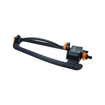 Aspersor oscilant din aluminiu fiskars, negru