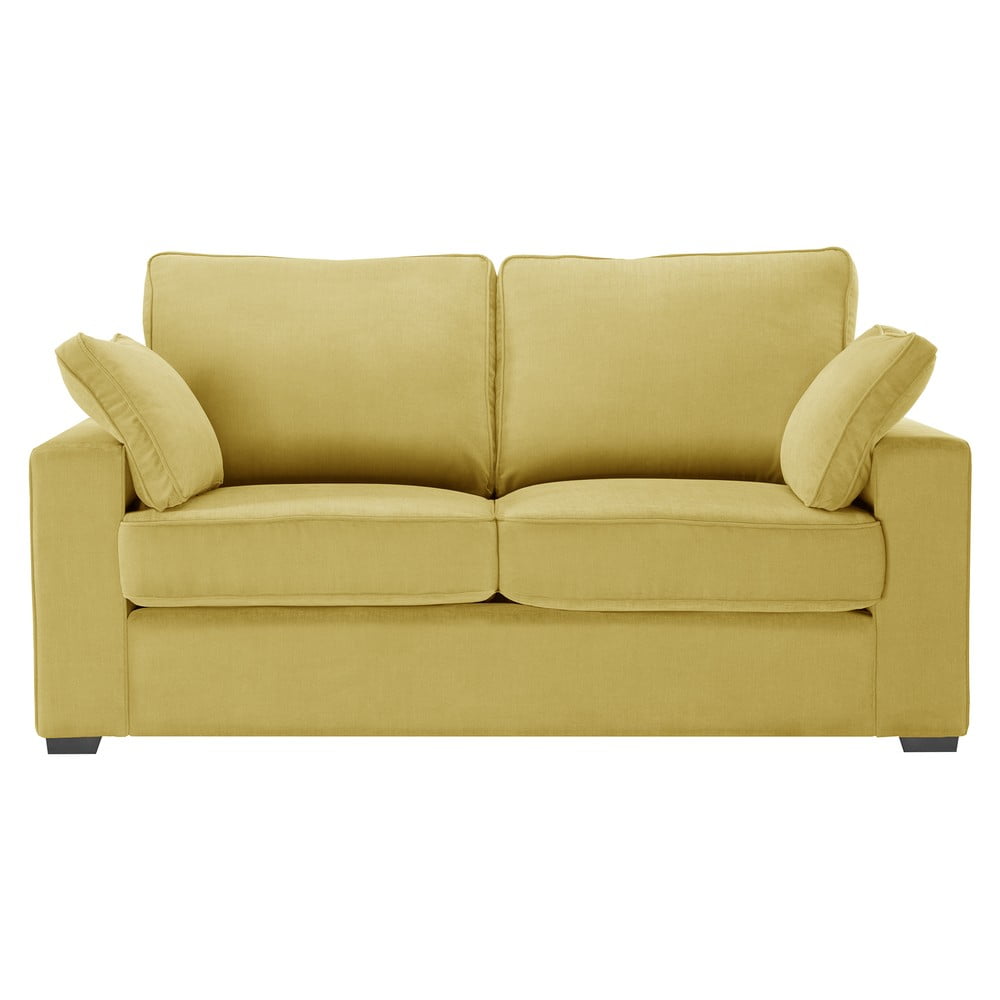 Canapea extensibilă Jalouse Maison Serena, galben bonami.ro