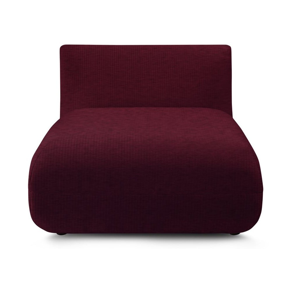  Modul pentru canapea burgundy cu tapițerie din catifea reiată Lecomte – Bobochic Paris 