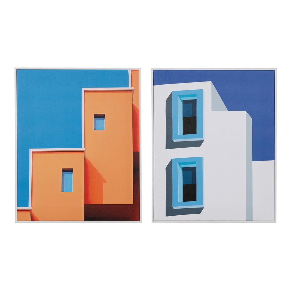 Tablouri 2 buc. 40x50 cm Facade – Ixia