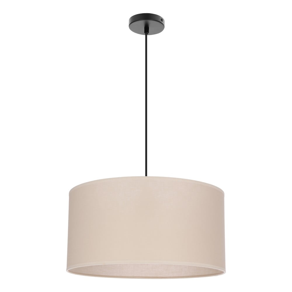 Lustră bej cu abajur textil ø 40 cm Shanti – Candellux Lighting