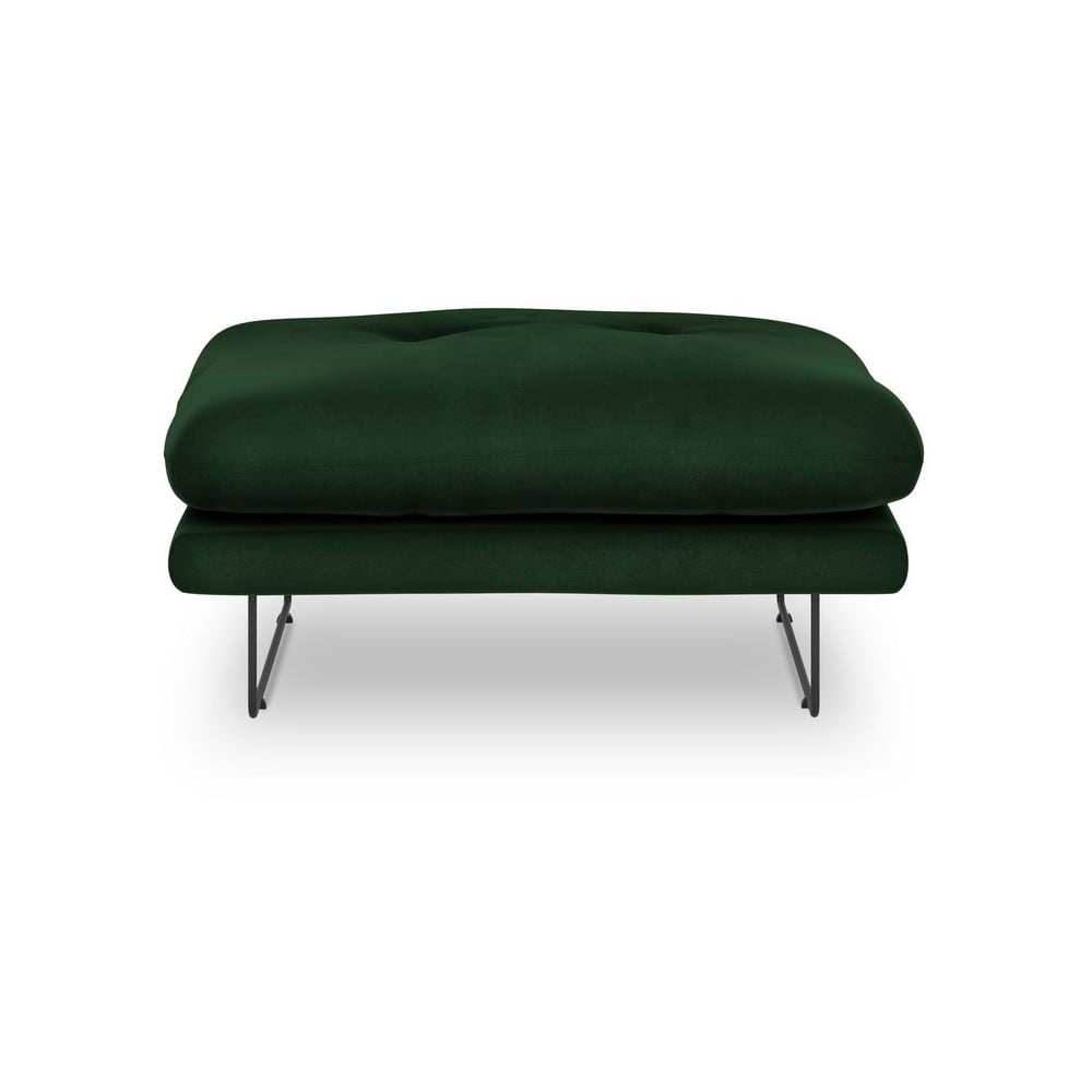 Puf cu tapițerie de catifea Windsor & Co Sofas Gravity, verde bonami.ro pret redus