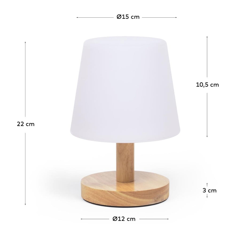 Veioză LED cu intensitate reglabilă (înălțime 22 cm) Ambar – Kave Home - 3 | YEO