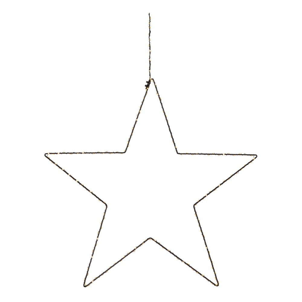 Decorațiune luminoasă suspendată de Crăciun Markslöjd Alpha Star, înălțime 30 cm, negru bonami.ro