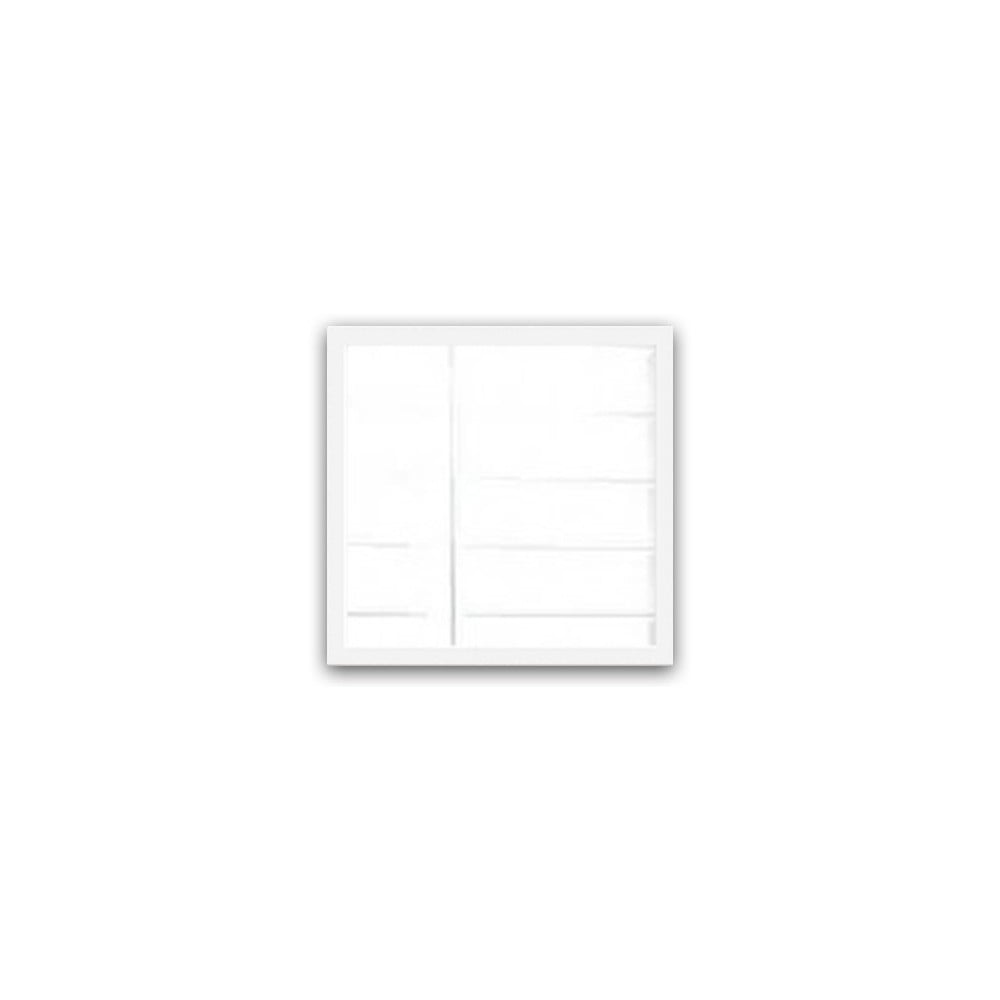 Set 3 oglinzi de perete Oyo Concept Setayna, 24x24 cm, alb