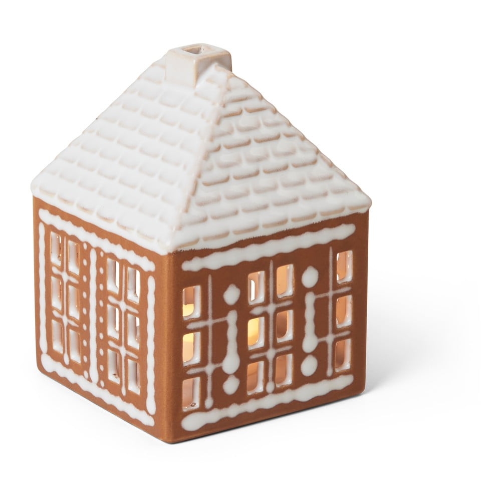 Suport din gresie pentru lumânare pastilă Gingerbread Lighthouse - Kähler Design