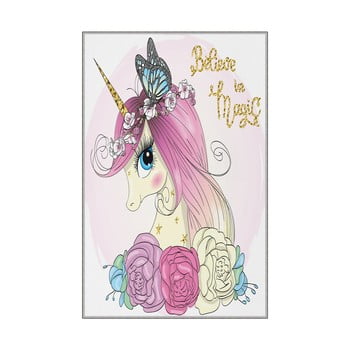 Covor antiderapant pentru copii homefesto unicorn, 180 x 280 cm